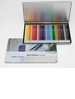 ヴァンゴッホ水彩色鉛筆36色セット 額縁画材ドットコム