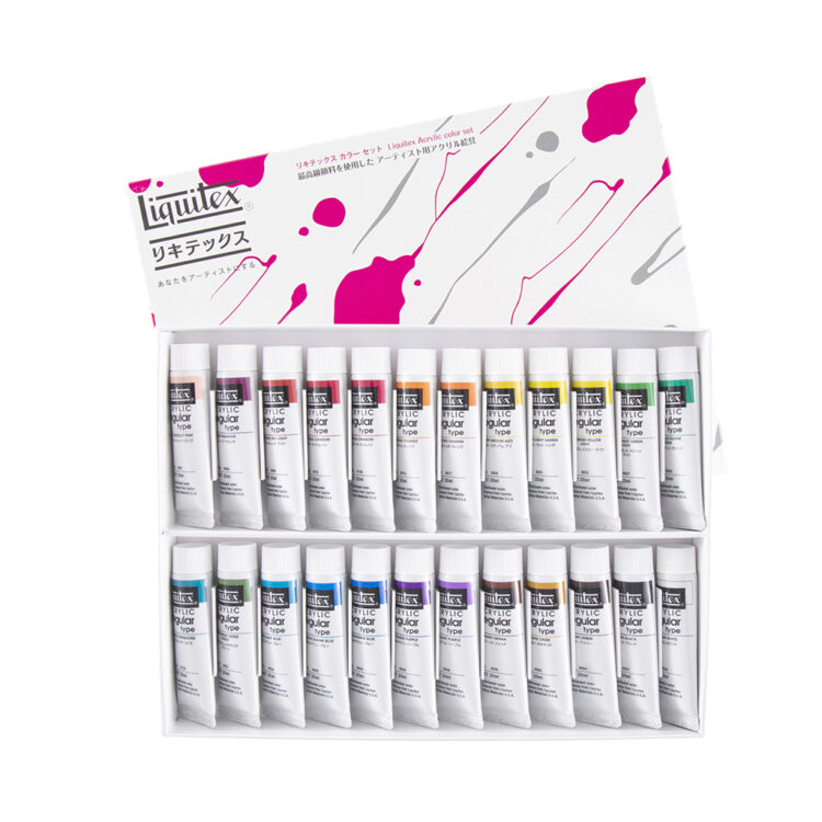 リキテックスカラー 伝統色24色セット[レギュラータイプ]6号チューブ（20ml）