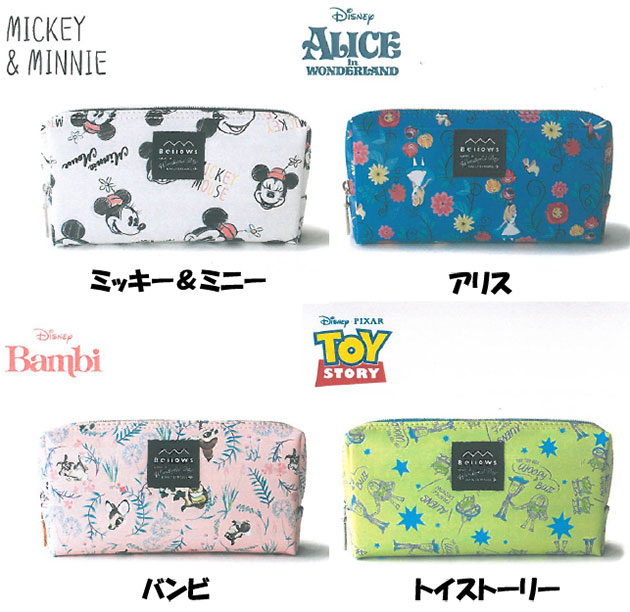 ベロウズ ペンケース ディズニー マルチポーチ [Bellows Pen Case]