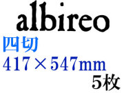 ホルベイン　アルビレオ水彩紙　２１８ｇ　中目　四切（４１７×５４７ｍｍ）　５枚