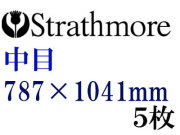 ストラスモア インペリアル水彩紙 中目　３００ｇ　７８７×１０４１　５枚組