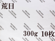 アルシュ水彩紙　荒目　３００ｇ　５６０×７６０ｍｍ　１０枚組