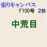 純麻張りキャンバス 中荒目 Ｆ１００号 ２枚組