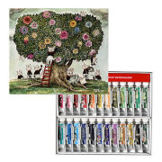 ヒグチユウコ×ホルベイン　透明水彩絵具 5ml ２４色セット