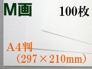 ミューズ Ｍ画用紙＜特厚口210.8g＞ Ａ４判 100枚