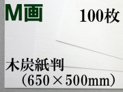 ミューズ Ｍ画用紙＜特厚口210.8g＞ 木炭紙判 100枚