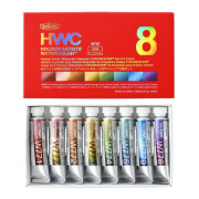 ホルベイン 透明水彩絵具 イリデッセントカラーズ 5ml W797 クロマシャイン (R) 8色セット