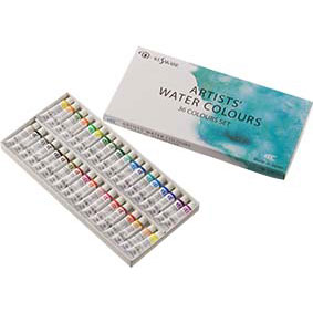 クサカベ水彩絵具　３６色セット　NW-36　（2号チューブ）