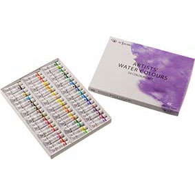クサカベ水彩絵具　５４色セット　NW-54　（2号チューブ）