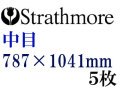 ストラスモア インペリアル水彩紙 中目　３００ｇ　７８７×１０４１　５枚組