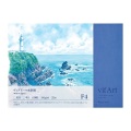 ヴィフアール水彩紙 ブロック Ｆ４号 細目 B34VA[スケッチブック]