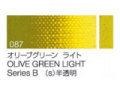 087 オリーブグリーンライト ６号（20ml）[クサカベ油絵具]