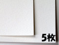 ラングトン水彩紙（パルプ100％）中目　３００g　５６０×７６０　５枚組