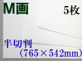 ミューズ Ｍ画用紙＜特厚口210.8g＞ 半切判 ５枚