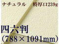 【送料無料】ミューズ　ナチュラルワトソン水彩紙＜特厚口239g＞四六判（1,091mm×788mm） （枚数選択）