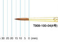 レンブラント水彩画用筆　ピュアコリンスキー・ラウンド100　4号