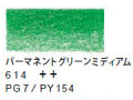 ヴァンゴッホ色鉛筆　６１４ パーマネントグリーンミディアム