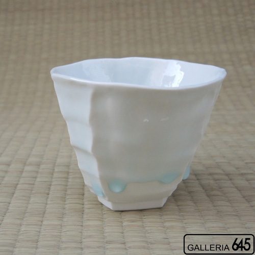 雫（しずく）釉湯呑：山本文雅：007081