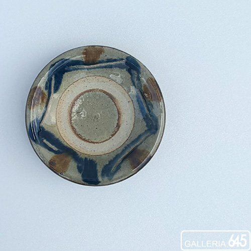 3寸皿（茶/青）：宮城正享（みやぎまさたか）：012016-36
