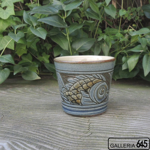 そばちょこ（呉須魚文）：又吉常敏：021001