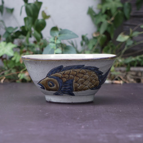 6寸マカイ（魚文）：又吉常敏：021016