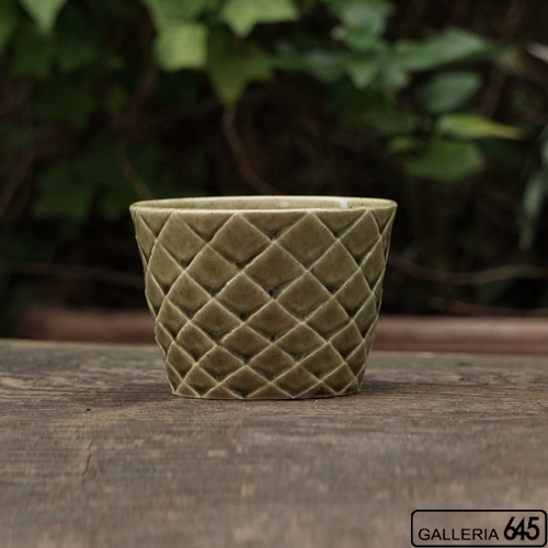 そば猪口（オリーブグリーン）：サカグチケイコ：022005