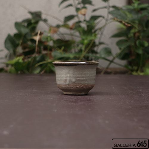 皮鯨唐津ぐいのみ（共箱有）：矢野直人：033144