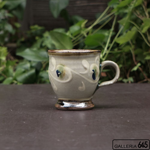 マグカップ（丸・イッチン二彩）：福田健治:039019