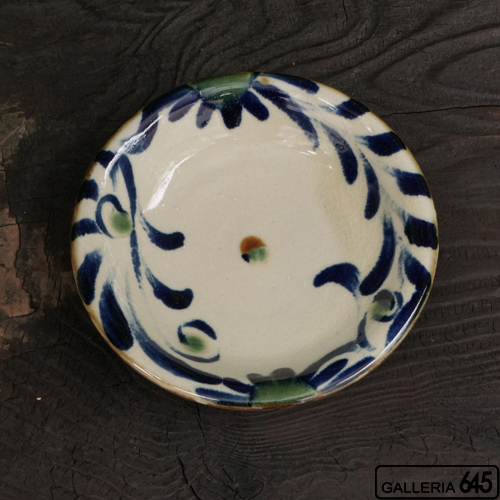 5寸皿（唐草）：福田健治:039215