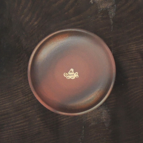 魚文5寸皿（赤土）：與 宏文:041057