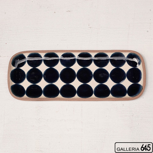 角皿（長・ゴス丸）：一翠窯:053007