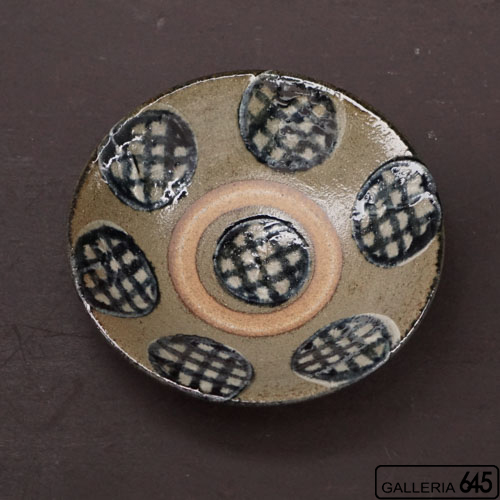 6寸皿：強戸窯 ：056102-2