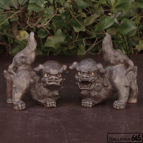 シーサー（小）【送料無料】：大海陽一 ：059044