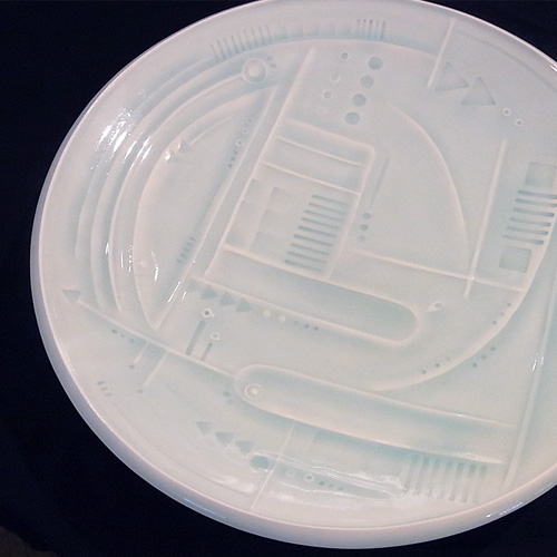 大皿（青白磁）：天田 毅 ：062012（送料無料）