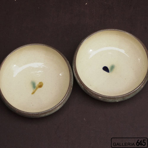 子ども鉢（緑ドット模様あり）：ポープ奈美：066094