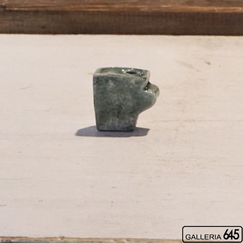 一輪挿し（緑ドット）：ポープ奈美：066145-2