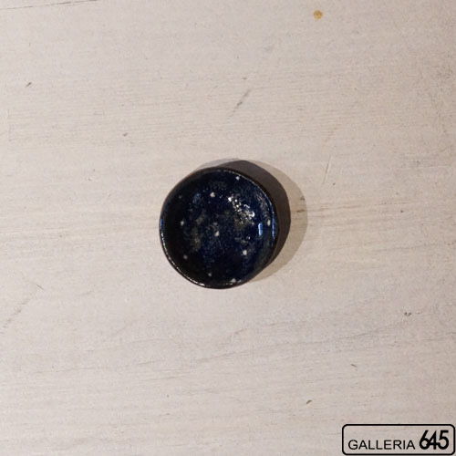 豆皿（青ドット）：ポープ奈美：066146-1