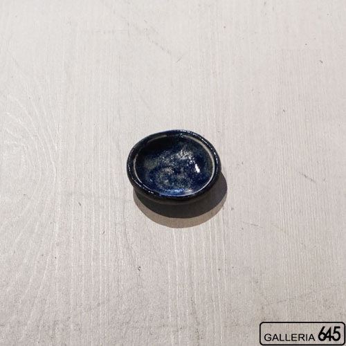 豆皿（青線）：ポープ奈美：066146-2