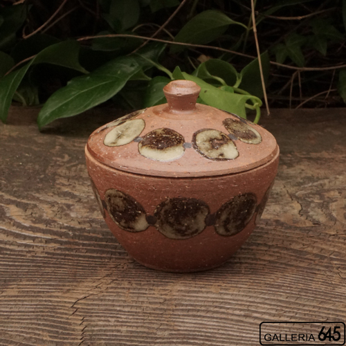 蓋物（中・キビドット）：芝原雪子 ：072065-1