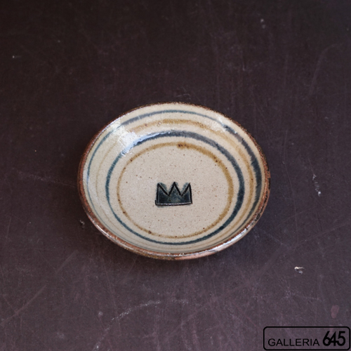 4寸皿（クラウン）：谷口室生：088058