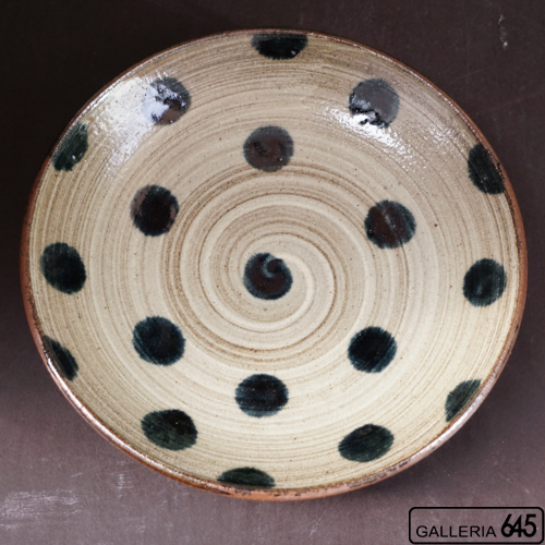7寸皿（ドット）：谷口室生：088128