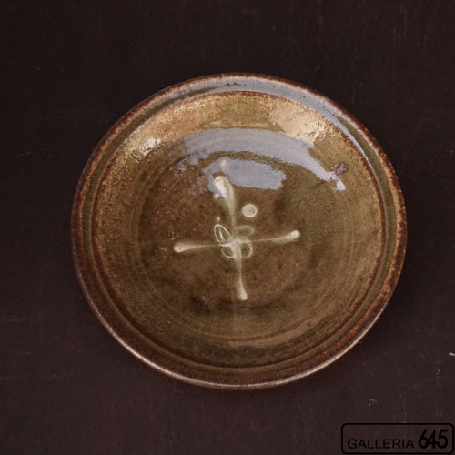 7寸皿：穂生窯：013001-10