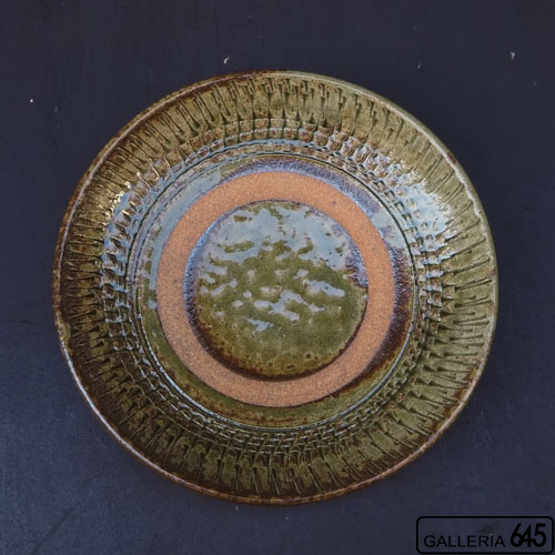6寸皿：穂生窯：013002-1