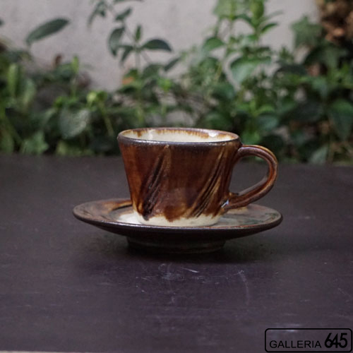 カップ＆ソーサー：松田共司 ：014109-6