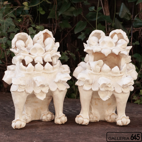 シーサー（白・大）