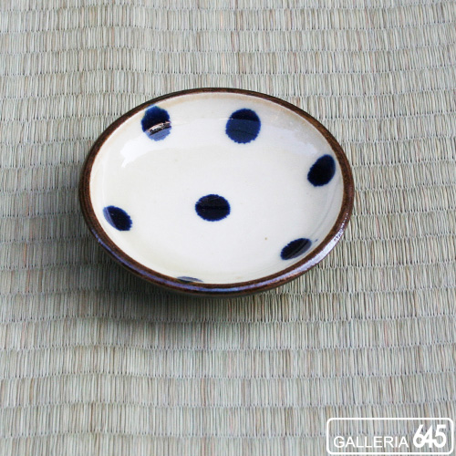 3寸皿(ドット):福田健治:039025