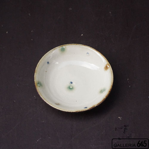 4寸皿（2彩ドット）：福田健治:039056