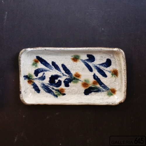 長皿(小・草紋):福田健治:039138