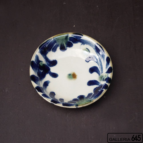 5寸皿（唐草）：福田健治:039218