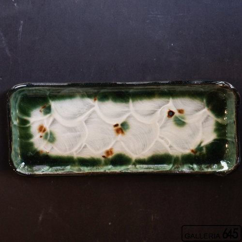 長皿(大・緑):福田健治:039293